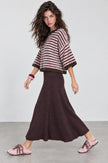 Sacha Knit A-Line Maxi Skirt