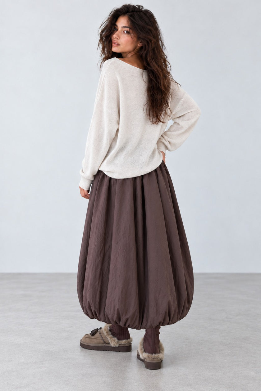 Gabrielle Relaxed Knit Sweater