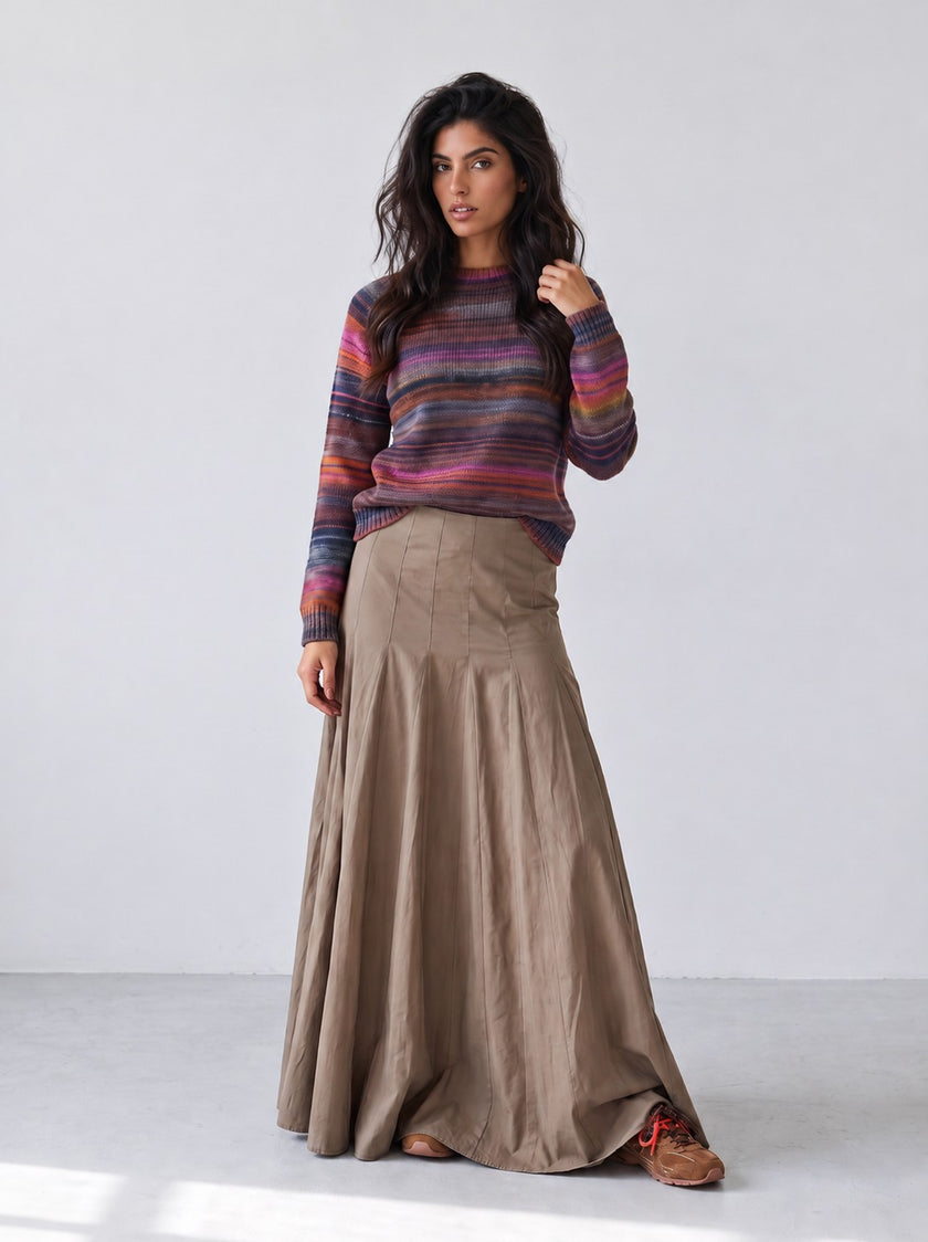 Juliette Paneled Maxi Skirt
