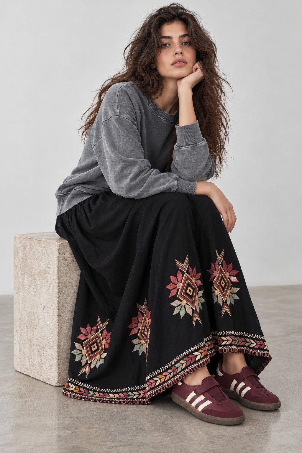 Ayelet Washed Oversized Sweatshirt