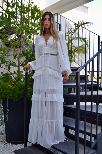 ALMA Romantic Maxi Dress