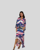 Ora Abstract Print High-Low Dress