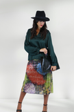 JENNY SILKY V-NECK BLOUSE