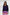 FELICIA PURPLE V-NECK SATIN-FEEL BLOUSE