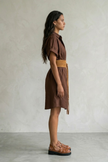Ellia Poplin Midi Dress