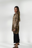 EMILIE SATIN LEOPARD PRINT SHIRT