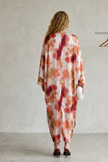 Reina Satin Kaftan Dress