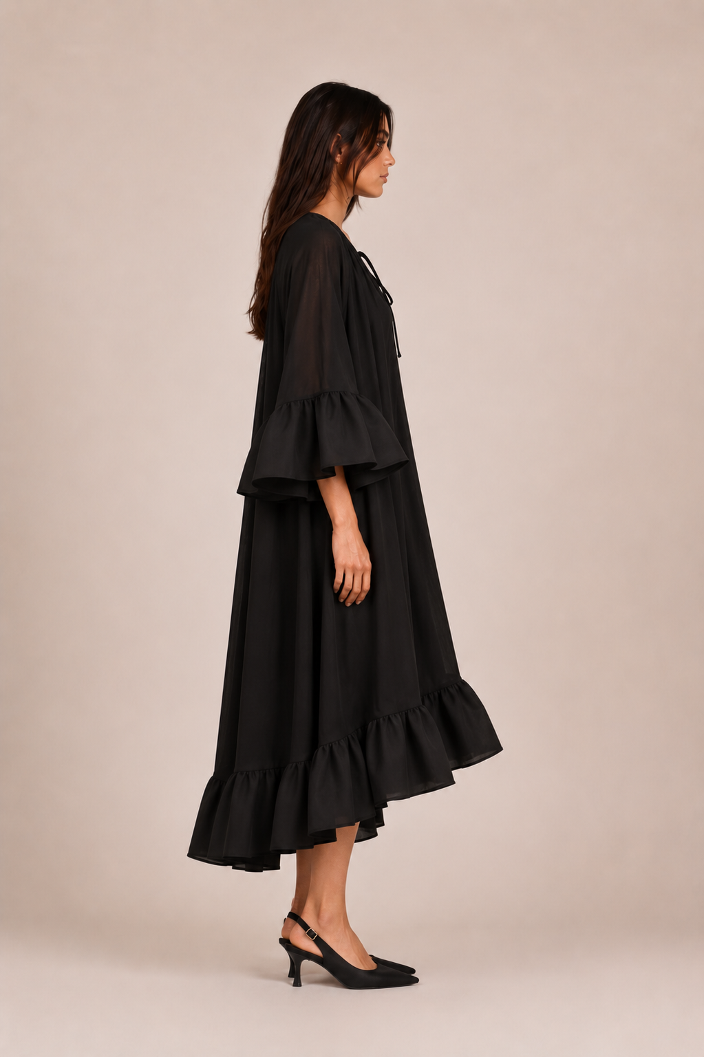 Nora Ruffle Dress