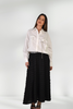 GRAZIA EMBROIDERED WHITE SHIRT WITH STAR DETAIL