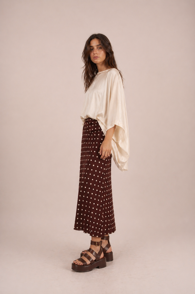 Mina Polka Dot Skirt