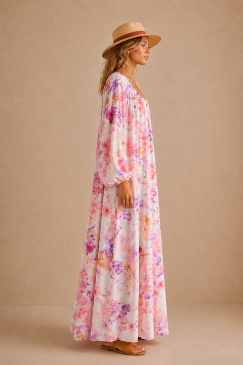 Dana Floral Oversized Maxi Dress