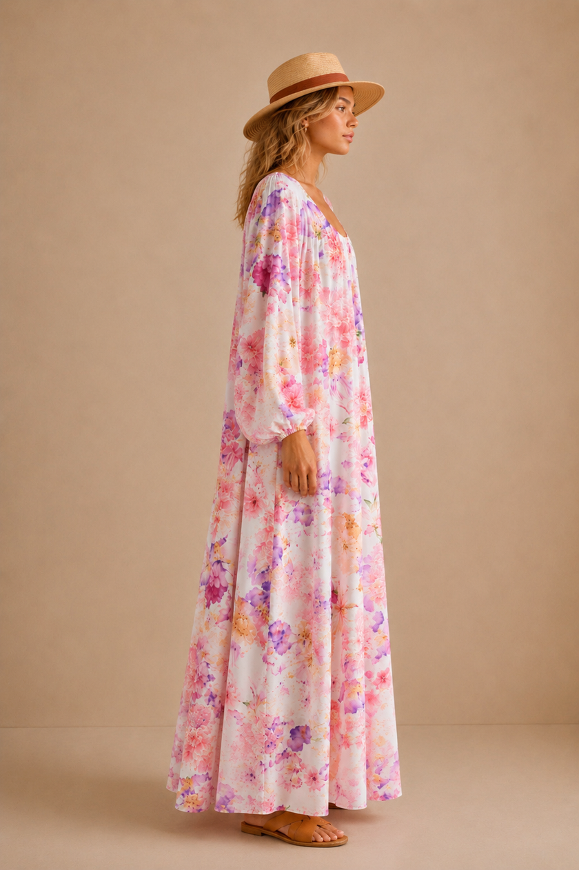 Dana Floral Oversized Maxi Dress