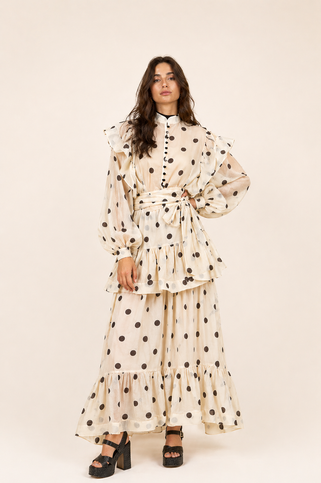 Clara Polka Dot Ruffle Set