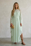 Esmee Chiffon & Lace Evening Gown