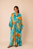 Reina Satin Kaftan Dress