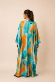 Reina Satin Kaftan Dress