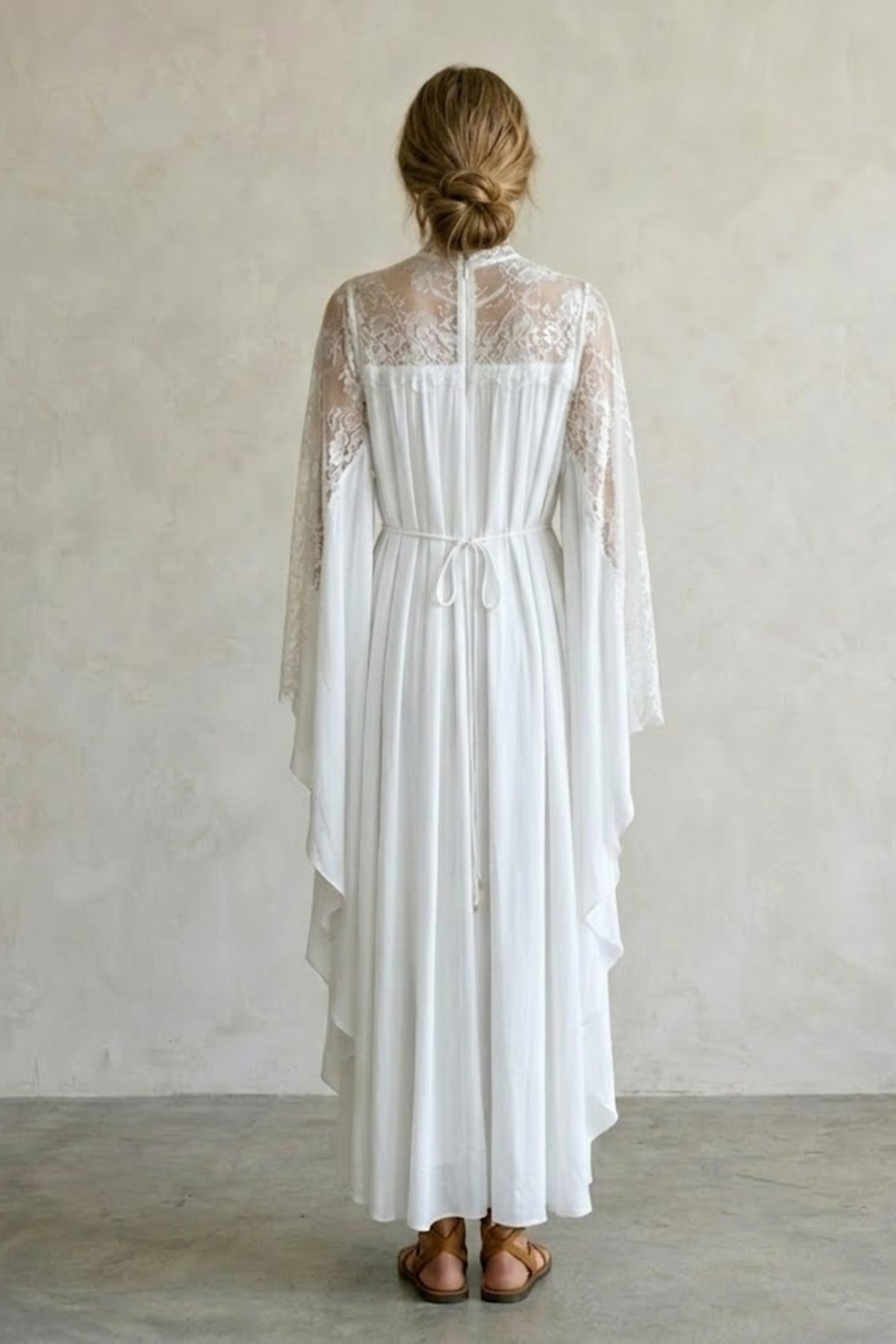 Esmee Chiffon & Lace Evening Gown