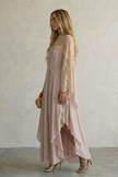 Esmee Chiffon & Lace Evening Gown