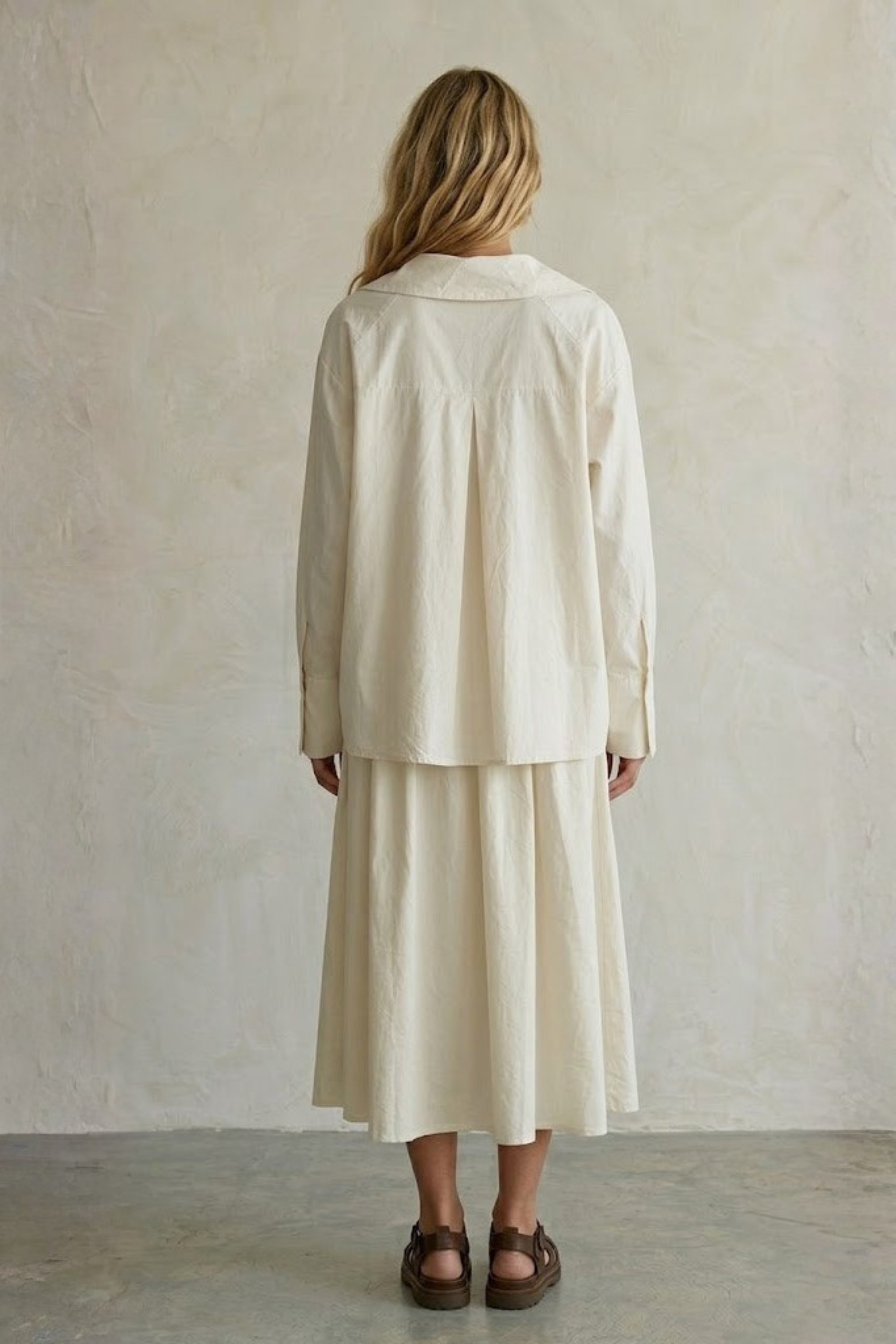 Mia Elasticated Midi Skirt