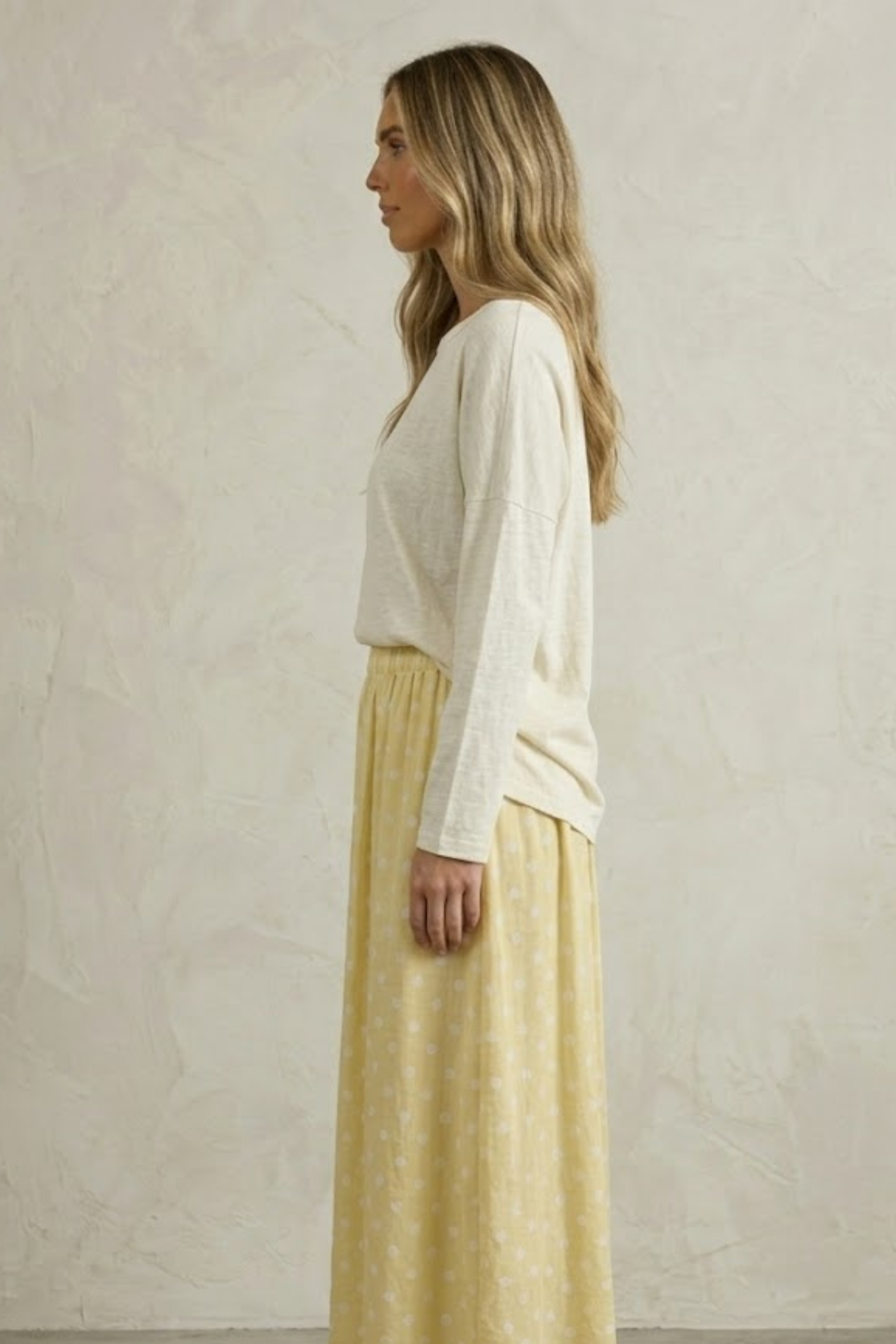 Tea Essential Oversized Long Sleeve Tee