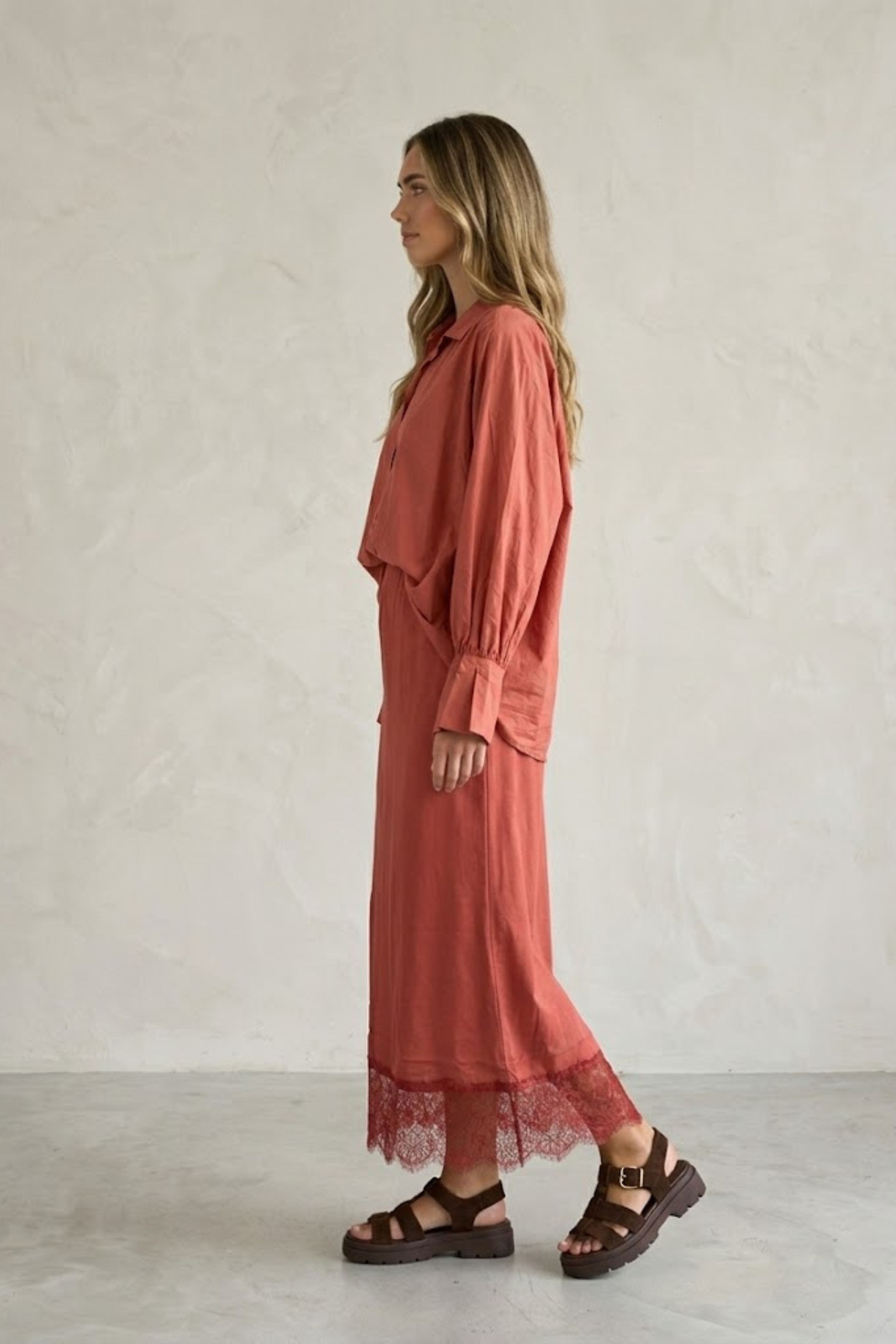 Diana Balloon Sleeve Oversized Shirt