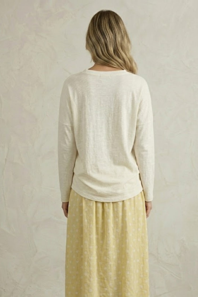 Tea Essential Oversized Long Sleeve Tee