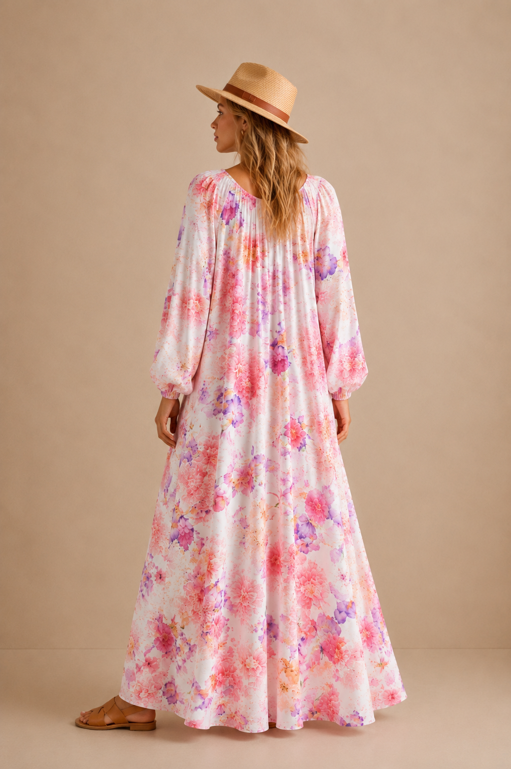 Dana Floral Oversized Maxi Dress
