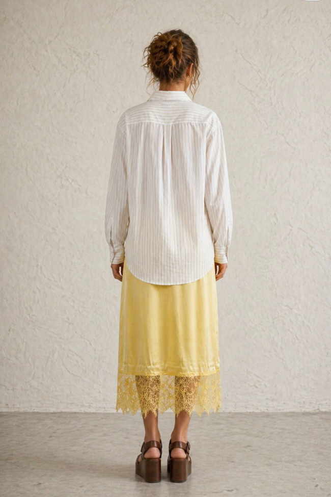 Victoire Jewel-Button Blouse