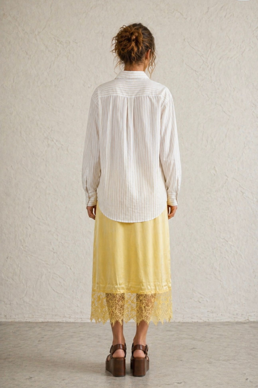 Victoire Jewel-Button Blouse