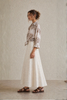 Nadine Cream Maxi Skirt