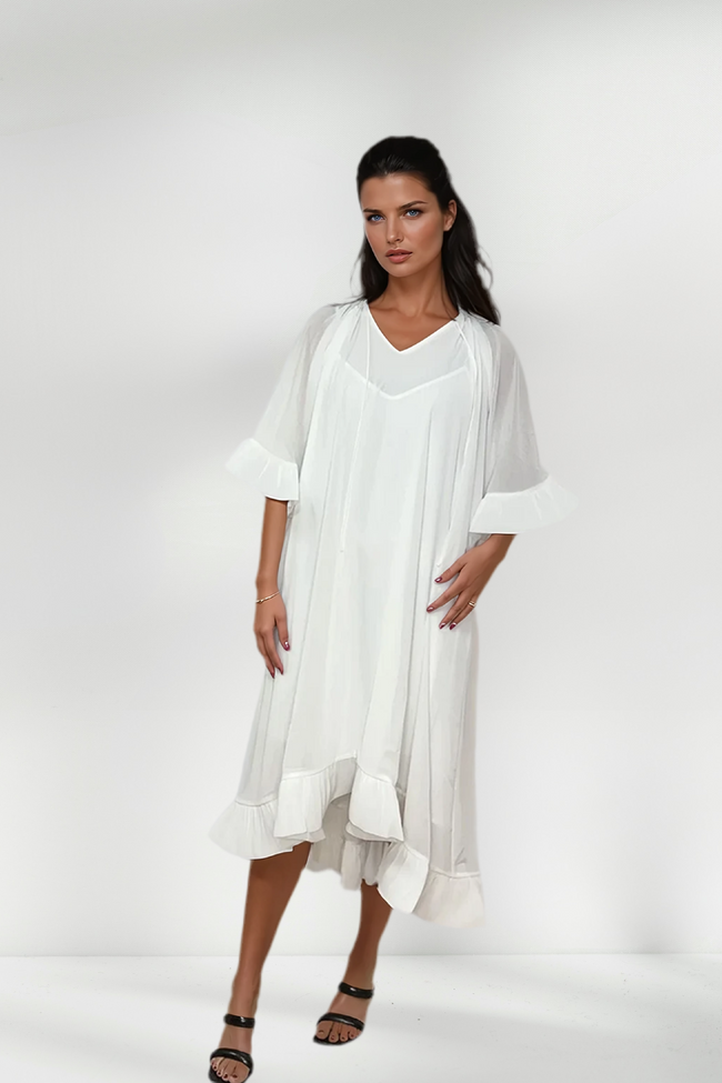Nora Ruffle Dress