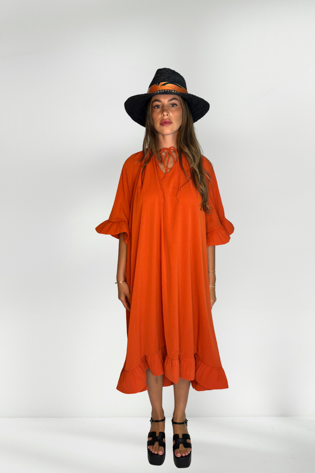 Nora Ruffle Dress