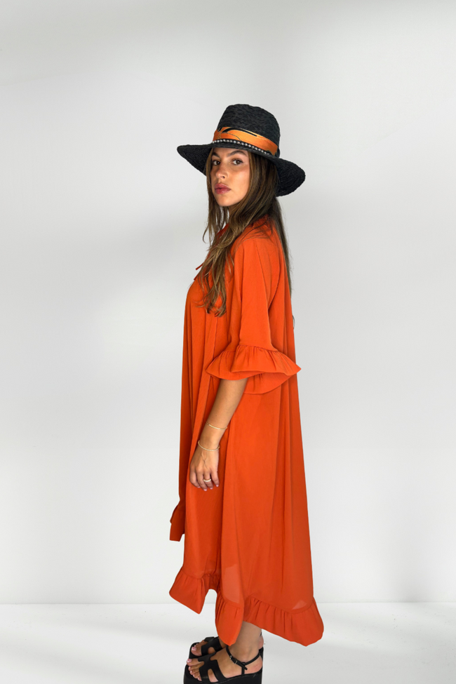 Nora Ruffle Dress