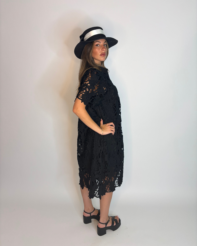 Leonie Lace Shirt Dress