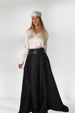 MAYA Satin maxi skirt
