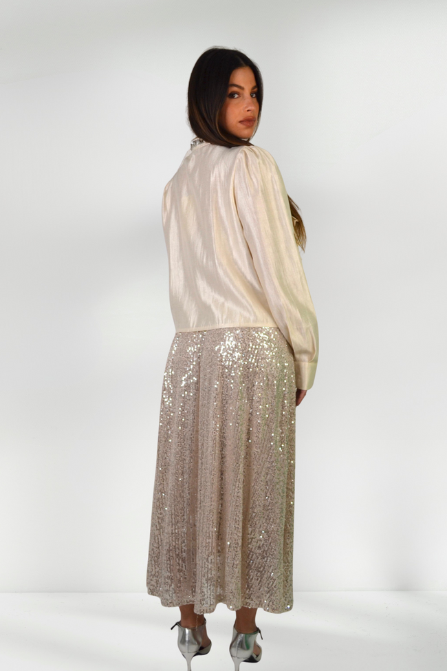 SOPHIE Sequin midi skirt