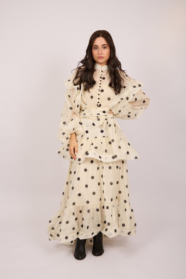 Clara Polka Dot Ruffle Set