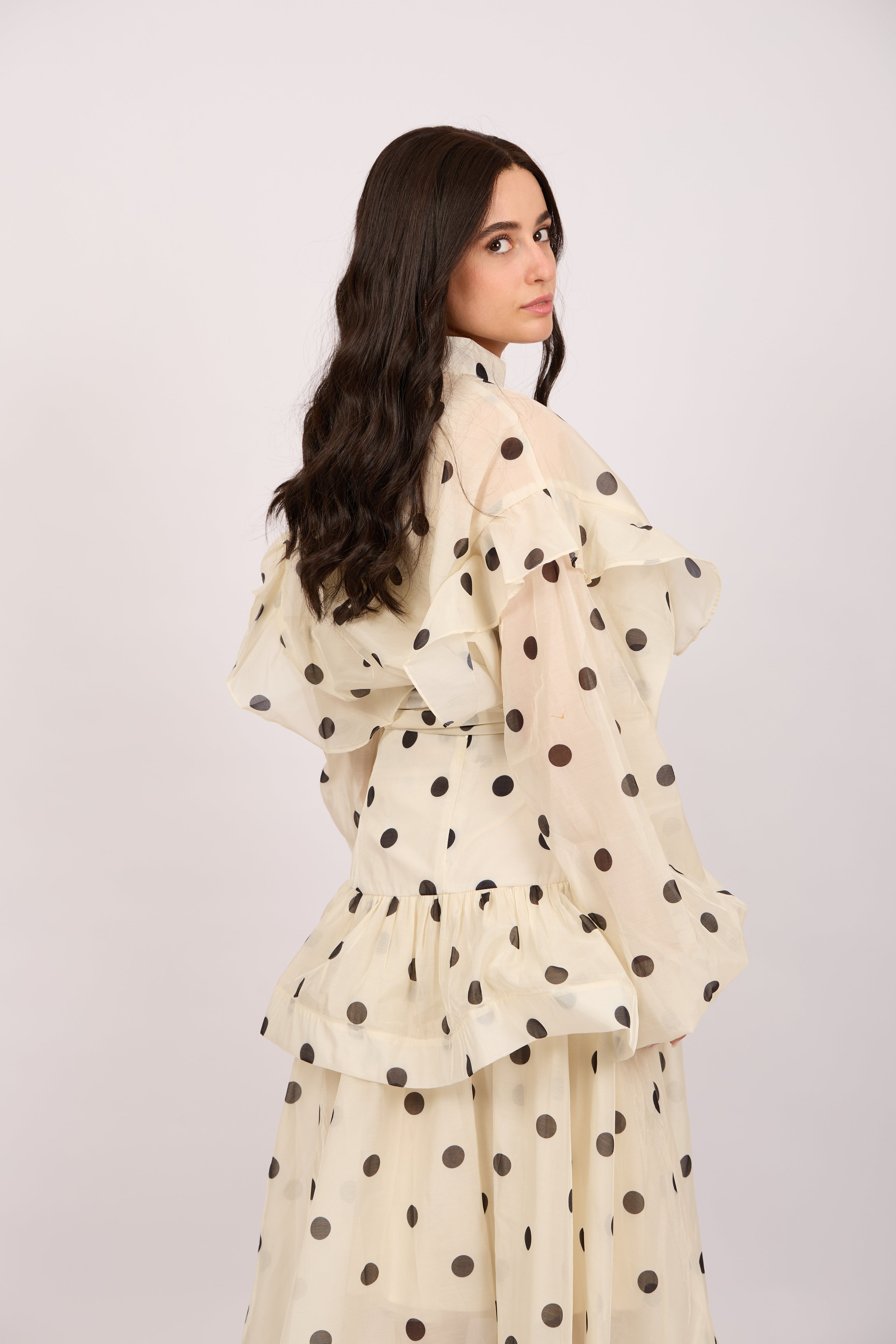 Clara Polka Dot Ruffle Set