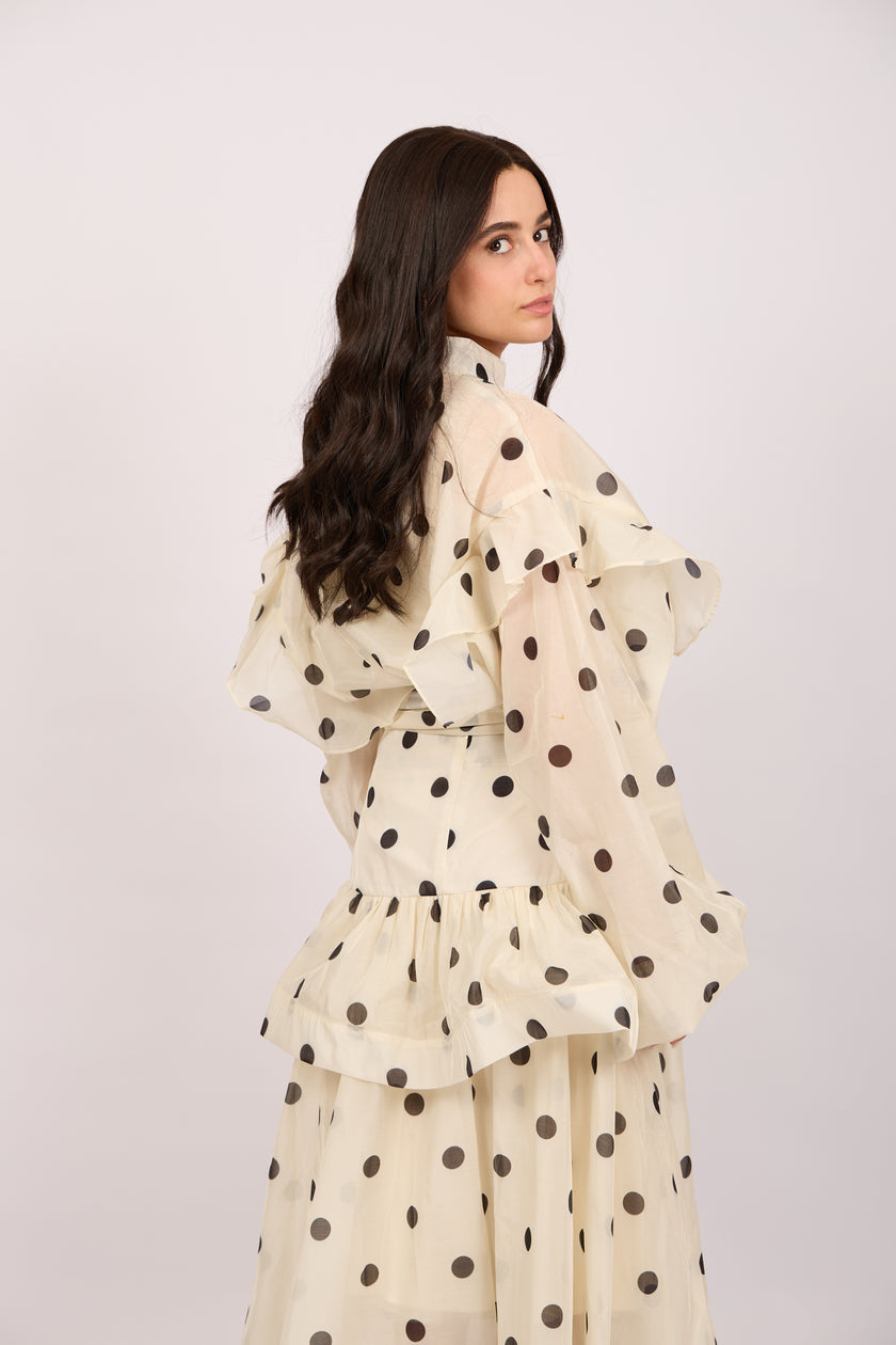 Clara Polka Dot Ruffle Set