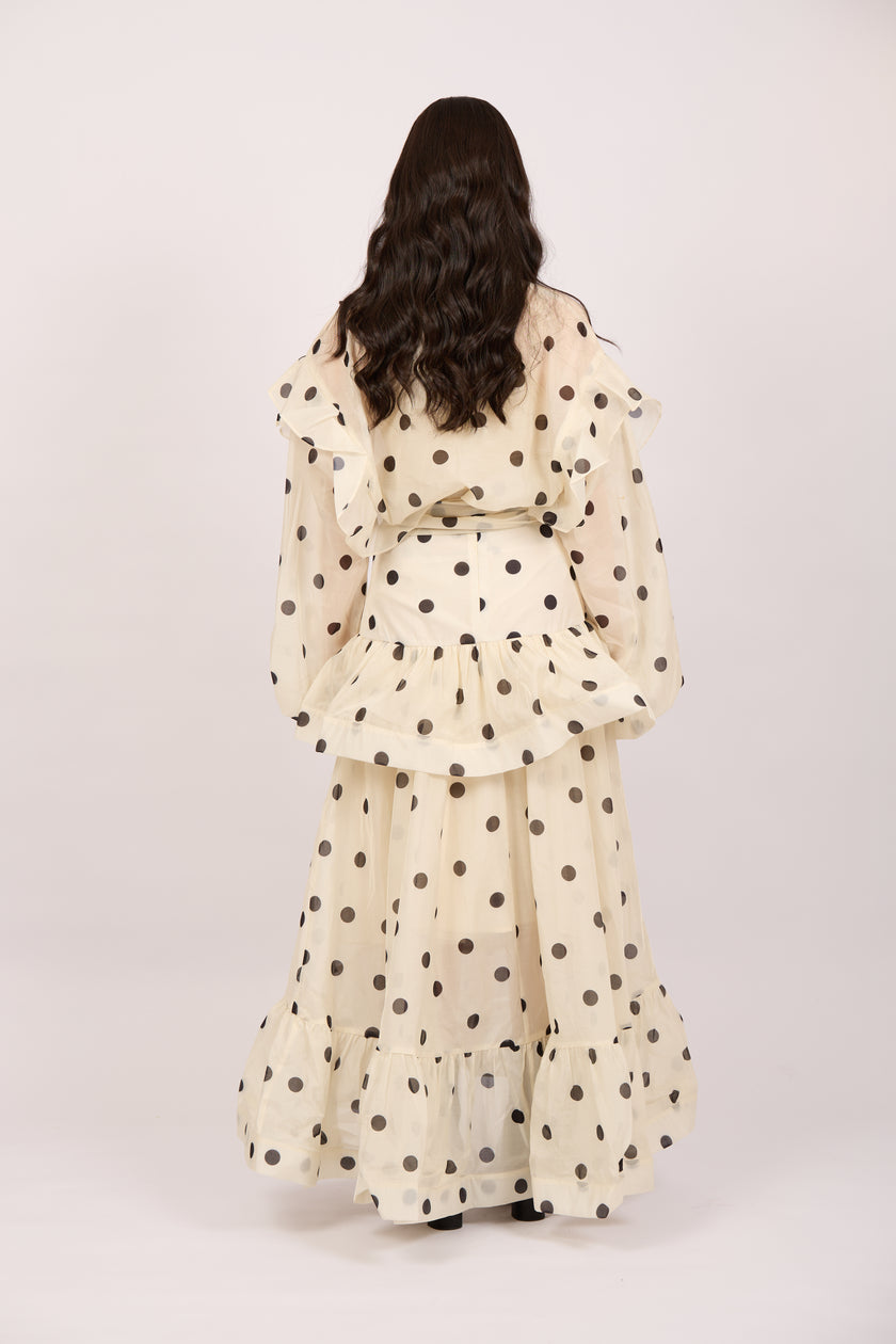 Clara Polka Dot Ruffle Set