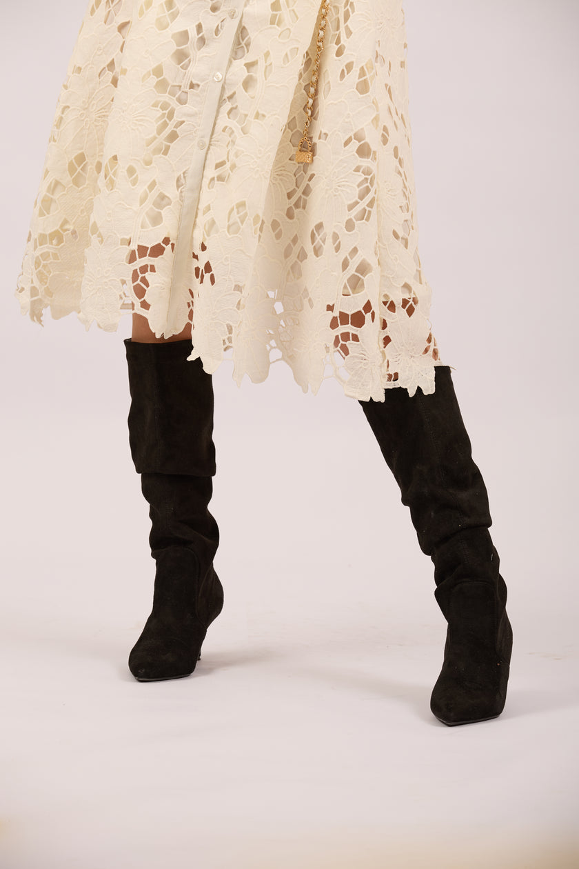 Leonie Lace Shirt Dress