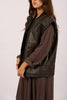 Minda Faux Leather Vest