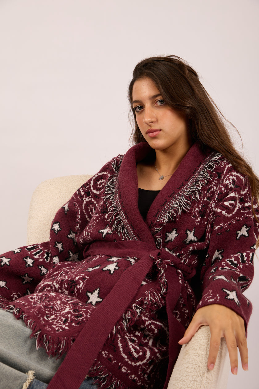 Nora Knit Belted Cardigan