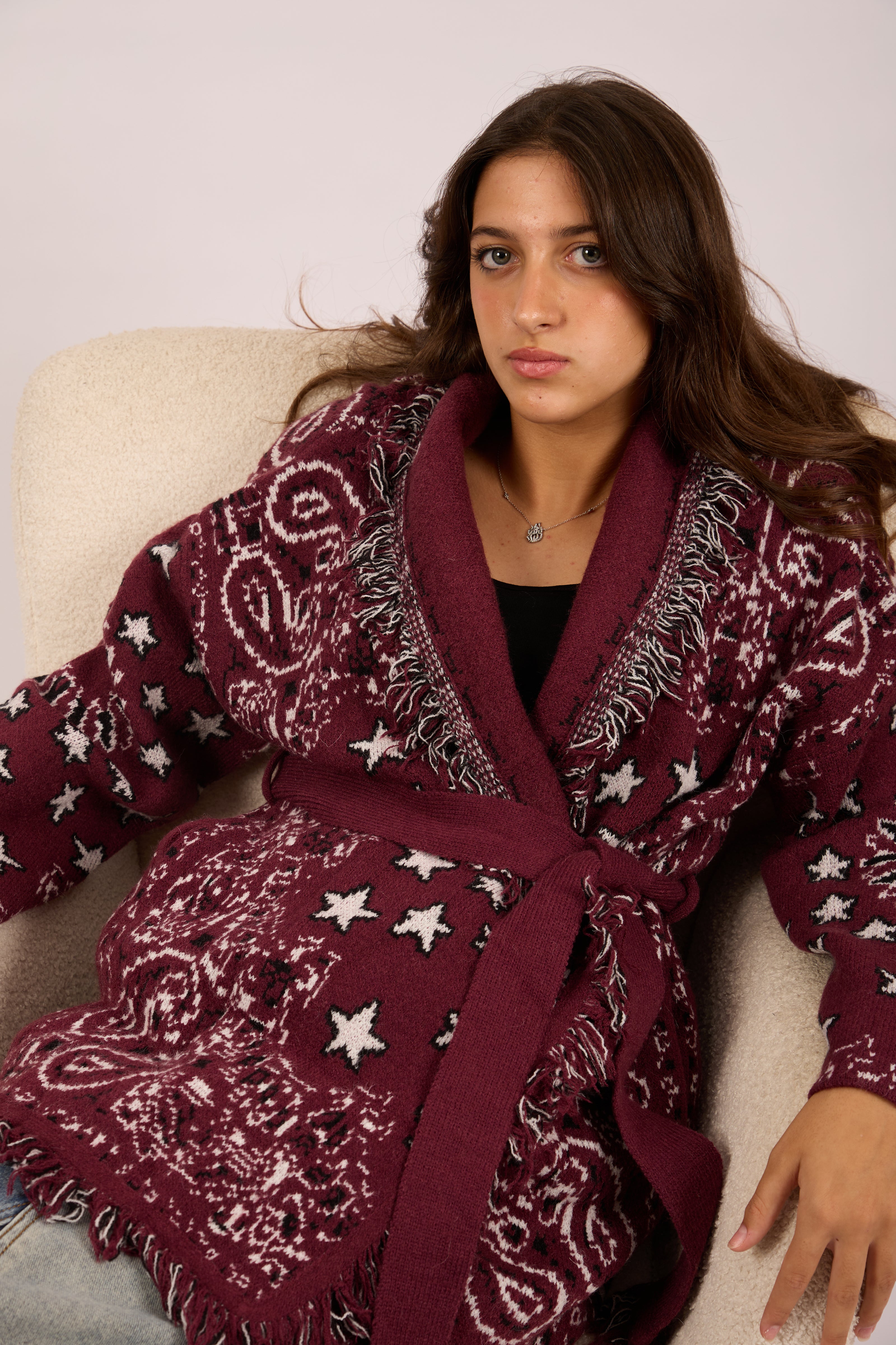 Nora Knit Belted Cardigan