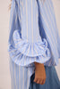 Talia Striped Ruffle Sleeve Shirt