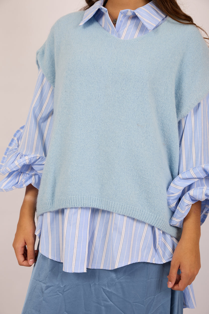 Emma Soft Knit Sleeveless Sweater