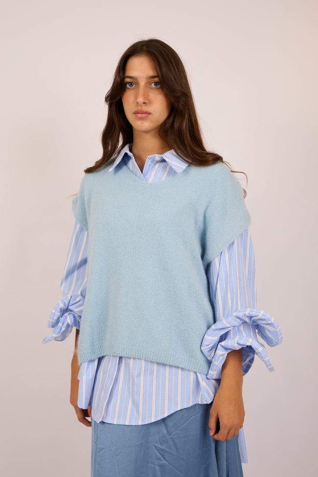 Emma Soft Knit Sleeveless Sweater