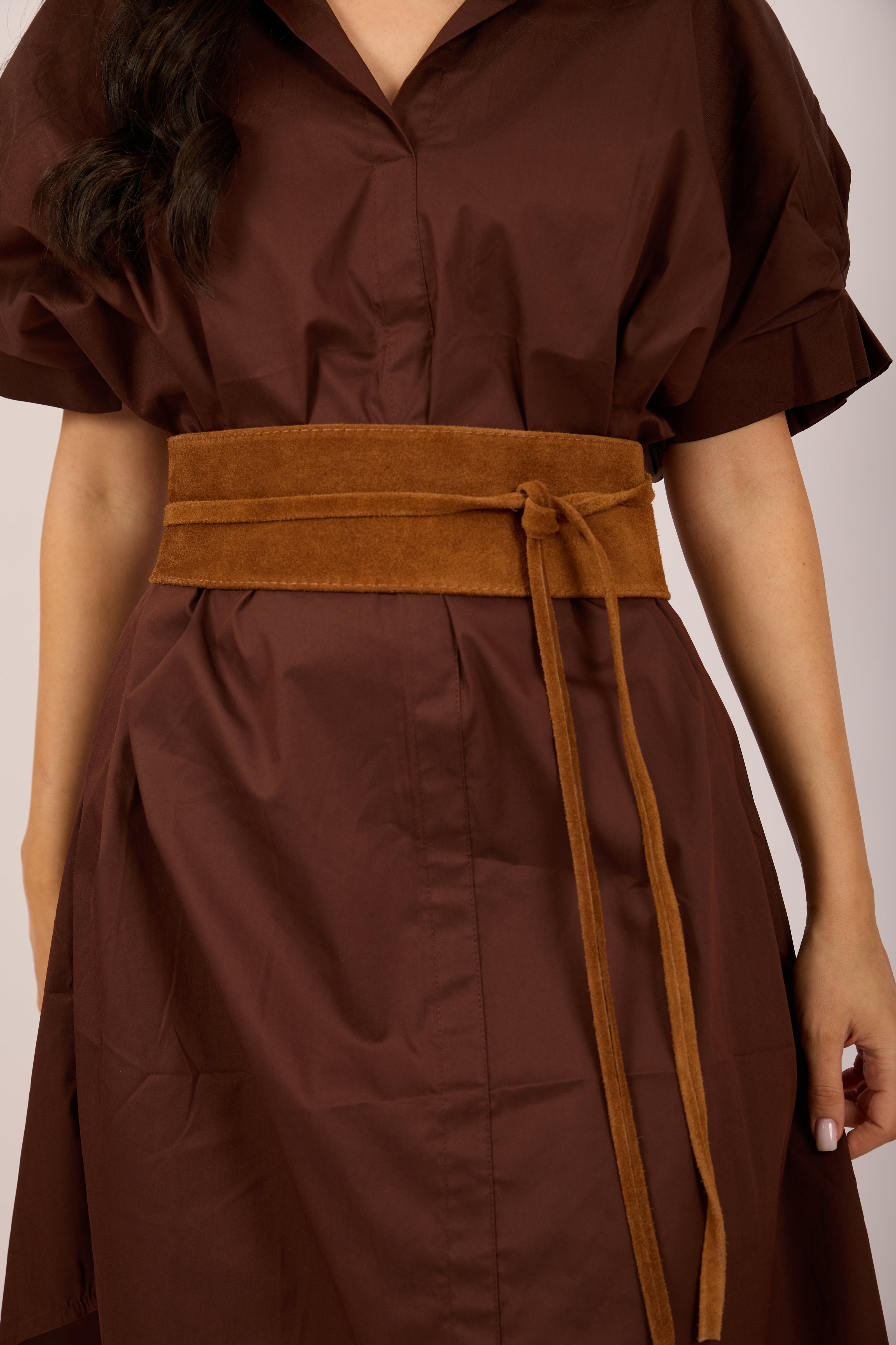 Ellia Poplin Midi Dress