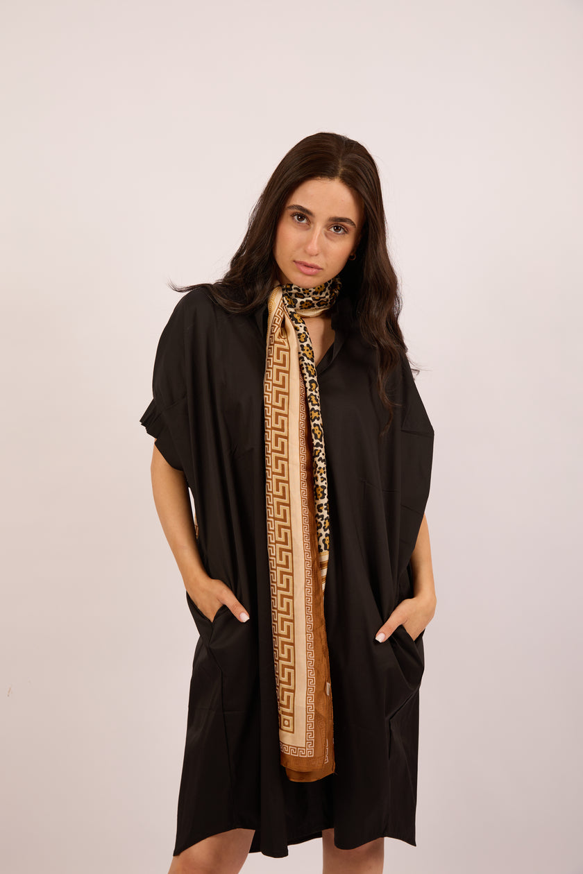 Ellia Poplin Midi Dress