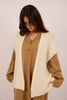 Noa Sleeveless Knit Vest – Ivory/Beige